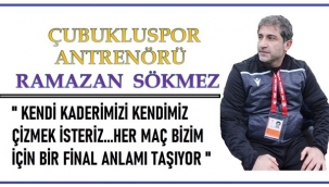 ÇUBUKLUSPOR KENDİ KADERİNİ KENDİ ÇİZME NİYETİNDE
