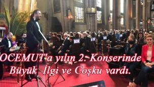 OCEMUT'a yılın 2. Konserinde Büyük İlgi ve Coşku vardı. 