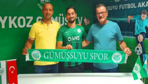 GÜMÜŞSUYUSPOR'DA BİR İMZA DA MUSTAFA'DAN GELDİ