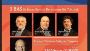 SALI RESİTALLERİ'NDE 3 BAS GRUBU RENKLİ BİR PROGRAMLA SAHNE ALACAK