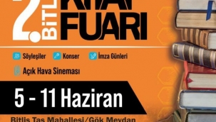 2. BİTLİS KİTAP FUARI 5 HAZİRAN'DA BAŞLIYOR!