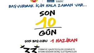  GENÇ İLETİŞİMCİLER YARIŞMASI'NA BAŞVURULAR 1 HAZİRAN'DA SONA ERİYOR