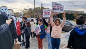 SAADET PARTİSİ ÜSKÜDAR İLÇE BAŞKANLIĞI'NDA FİLİSTİN AÇIKLAMASI