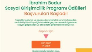 8. İBRAHİM BODUR SOSYAL GİRİŞİMCİLİK PROGRAMI BAŞVURULARI İÇİN SON 5 GÜN!