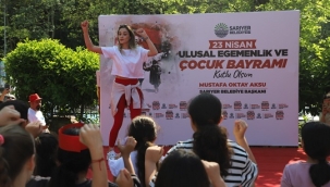 SARIYERLİ ÇOCUKLAR 23 NİSAN'I COŞKUYLA KUTLUYOR