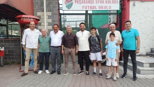 ALİ DÜŞMEZ'DEN PAŞABAHÇE SPOR KULÜBÜNE ZİYARET VAR