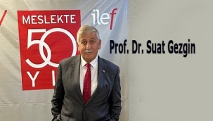 Hocaların Hocası Prof. Dr. Suat Gezgin'e Meslekte 50 Yıl Plaketi