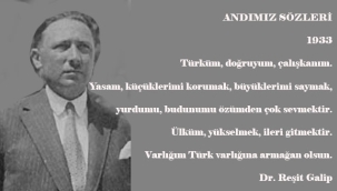 Andımız Yazarı Reşit Galip'în Ölüm Yıldönümü