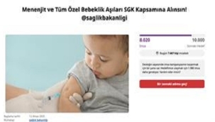ARTAN MENENJİT VAKALARI İÇİN SGK'YA BİNLERCE İNSANDAN ÇAĞRI