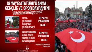 19 Mayıs Atatürk'ü Anma, Gençlik ve Spor Bayramı Etkinliğimiz