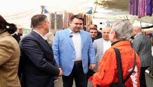 BEŞİKTAŞ BELEDİYESİ BAŞKAN VEKİLİ RASİM ŞİŞMAN KONAKLAR PAZARI'NI ZİYARET ETTİ 
