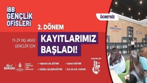 İBB GENÇLİK OFİSLERİNDE KAYITLAR BAŞLIYOR