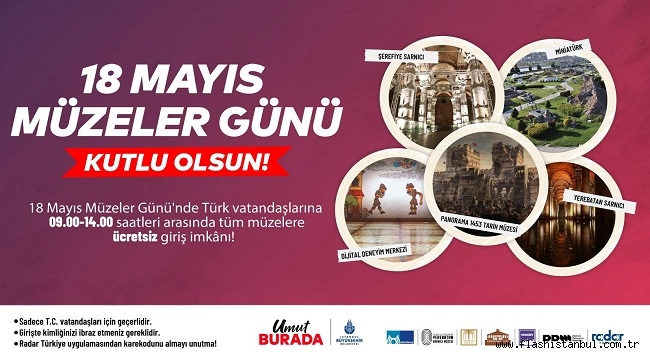 İBB KÜLTÜR AŞ'DEN MÜZELER HAFTASI'NA ÖZEL İKİ KAMPANYA