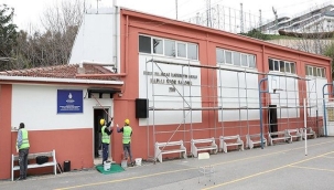 İBB, OKUL SPOR SALONLARINI YENİLİYOR