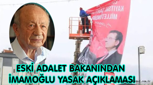 İMAMOĞLU AFİŞ VE PANKARTLARINA YASAK