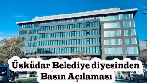 Üsküdar Belediyesinden Basın Açıklaması
