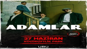  ADAMLAR, ENERJİK PERFORMANS 27 HAZİRAN'DA KÜÇÜKÇİFTLİK PARK SAHNESİNDE!