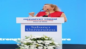 GÜLER SABANCI: "GELECEĞİ İNŞA EDERKEN TEKNOLOJİYİ GELİŞTİRMEK KADAR ONA RUH VE VİCDAN KATMAK GÖREVİNİZ OLACAK"