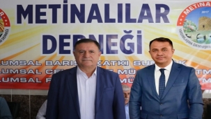 US-SEN BAŞKANI BEKİN AYAZ İLE METİNE AŞİRETİNDEN BARIŞA DESTEK