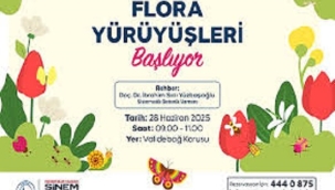 ÜSKÜDAR'DA FLORA YÜRÜYÜŞLERİ BAŞLIYOR