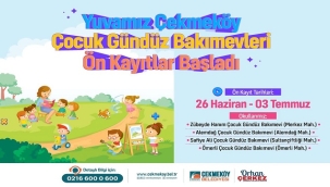 YUVAMIZ ÇEKMEKÖY'DE 2025-2026 EĞİTİM YILI İÇİN ÖN KAYITLAR BAŞLADI