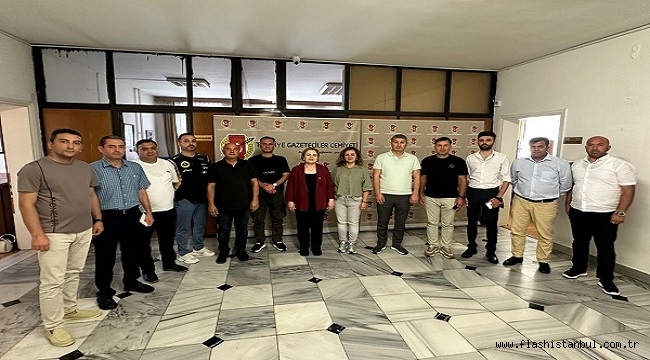 AZARBEYCANLI GAZETECİLER TGC'Yİ ZİYARET ETTİ