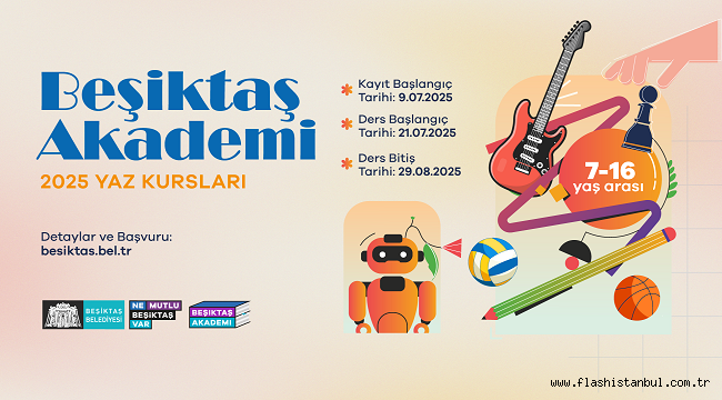 BEŞİKTAŞ AKADEMİ'DE 2025 DÖNEMİ ÜCRETSİZ YAZ KURSLARI BAŞLIYOR