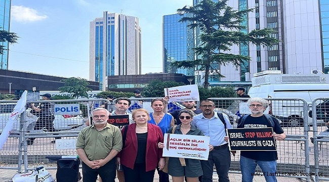 FİLİSTİNLİ GAZETECİLERE YÖNELİK İNSANLIK DIŞI EYLEMLERİNİZDEN VAZGEÇİN!..