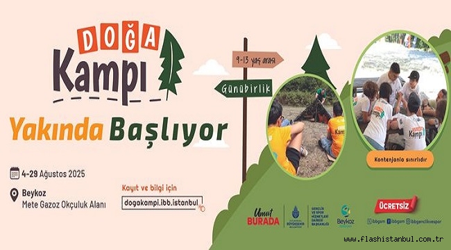 ÇOCUKLARA YAZ TATİLİNDE DOĞA VE EĞLENCE DOLU KAMP
