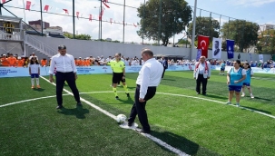 KURBAĞALIDERE YAŞAM VADİSİ İLE YENİLENEN YENİSAHRA STADI AÇILDI