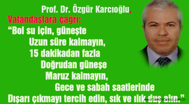 Sıcak Çarpması Hayati Tehlike Oluşturabilir!