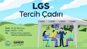 ÜSKÜDAR BELEDİYESİ'NDEN LGS ÖĞRENCİLERİ İÇİN ''TERCİH ÇADIRI''