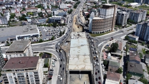 YENİDOĞAN KAVŞAĞI ÇALIŞMALARINDA SONA YAKLAŞILDI