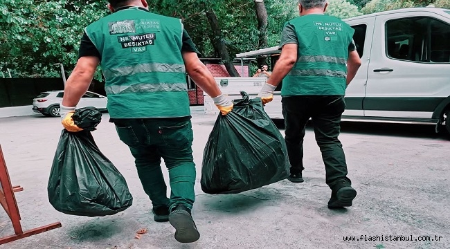 BEŞİKTAŞ'TA "DÖNÜŞTÜR KAZAN" UYGULAMASIYLA KATI ATIKLAR DOĞADAN UZAKLAŞTIRILIYOR