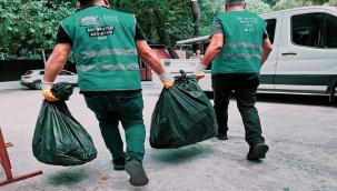 BEŞİKTAŞ'TA "DÖNÜŞTÜR KAZAN" UYGULAMASIYLA KATI ATIKLAR DOĞADAN UZAKLAŞTIRILIYOR