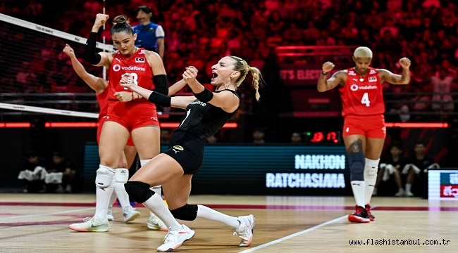 FİLENİN SULTANLARI İSPANYA'YI 3-0 YENDİ