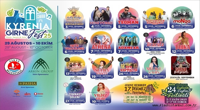 GİRNE FEST 25 BAŞLIYOR