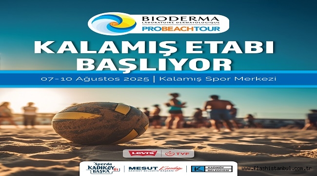 KALAMIŞ'TA PLAJ VOLEYBOLU TURNUVASI BAŞLIYOR