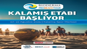 KALAMIŞ'TA PLAJ VOLEYBOLU TURNUVASI BAŞLIYOR