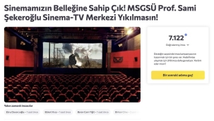 MİMAR SİNAN GÜZEL SANATLAR ÜNİVERSİTESİ SİNEMA-TV MERKEZİ'NİN YIKIM KARARINA TEPKİLER BÜYÜYOR