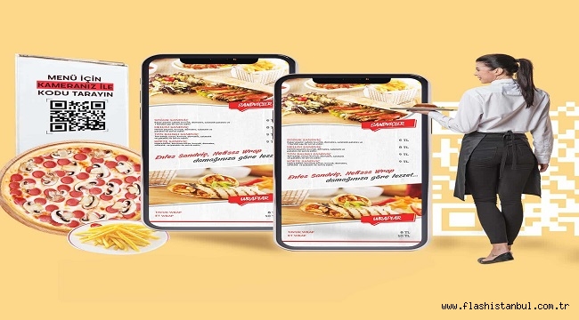 RESTORANLARDA "AKILLI DİJİTAL MENÜ" DÖNEMİ