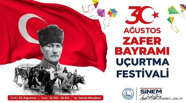 ÜSKÜDAR'DA 30 AĞUSTOS ZAFER BAYRAMI COŞKUYLA KUTLANACAK