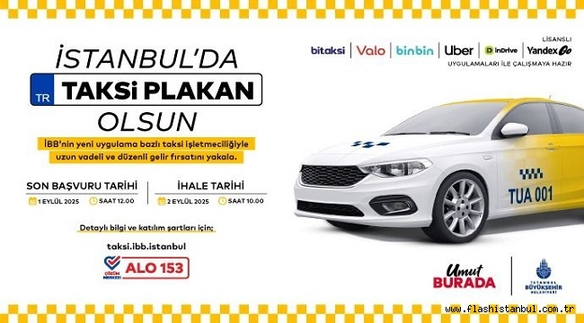UYGULAMA BAZLI TAKSİ İÇİN YENİ İHALE 2 EYLÜL'DE