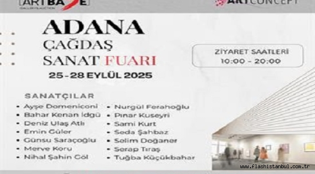 ARTBASE GALLERY ARTCONCEPT ADANA 2025 FUARI'NDA SANATSEVERLERLE BULUŞTU