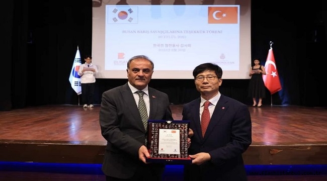 "BUSAN BARIŞ SAVAŞÇILARI"NA TEŞEKKÜR ETKİNLİĞİ