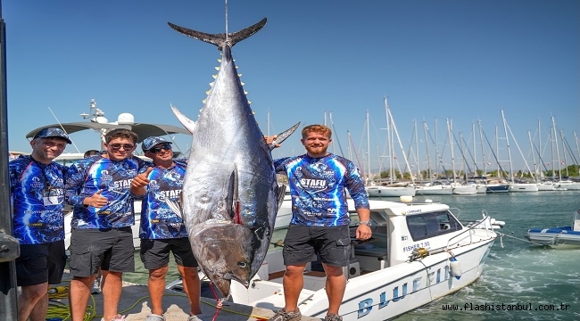 DEV BALIKLARIN, BÜYÜK TUTKULARIN BULUŞMASI "TUNA MASTERS TEOS"DA KUPALAR SAHİPLERİNİ BULDU