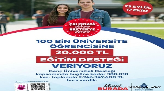 GENÇ ÜNİVERSİTELİ DESTEĞİ BAŞVURULARI BAŞLIYOR