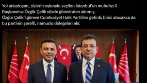 İmamoğlu Özgür Çelik'î göreve kim getirmişse o alır