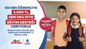 'SEN OKU DİYE' DESTEĞİNE BAŞVURULAR BAŞLADI