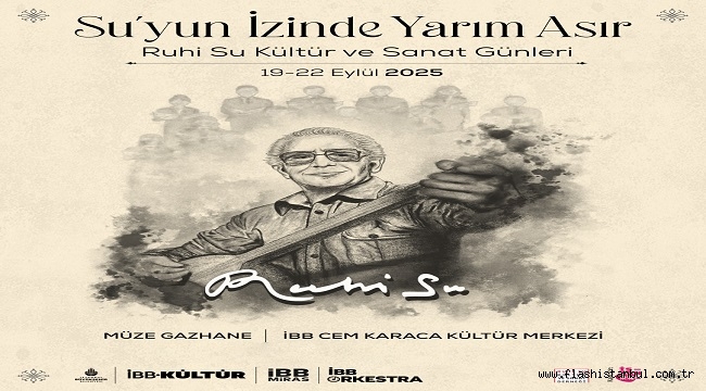 "SU'YUN İZİNDE YARIM ASIR: RUHİ SU KÜLTÜR ve SANAT GÜNLERİ" MÜZE GAZHANE'DE